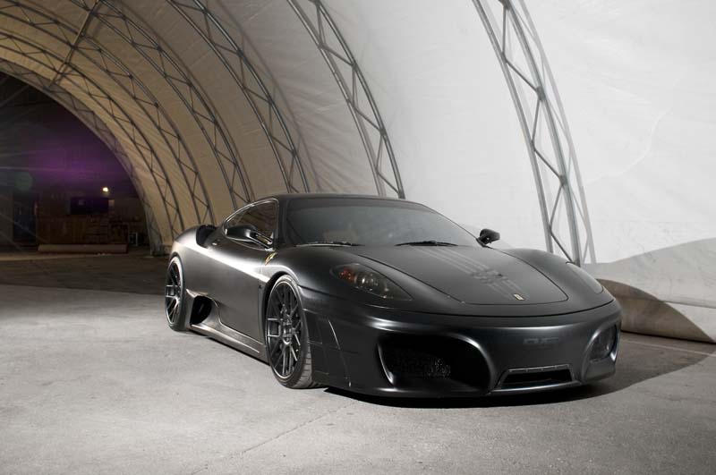 matte black ferrari f430 adv7 3new