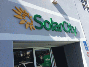 Exterior Sign Solar City 1