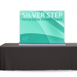 Retractable Table Top Banner Stand