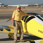 Alex Kozloff and his plane