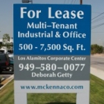 Post and Panel Real Estate Sign