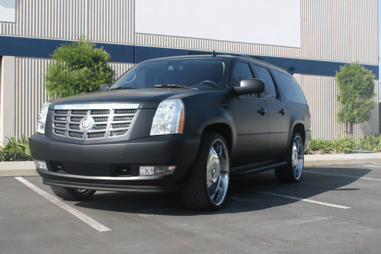 2matte black escalade